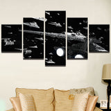 Décor Photos HD Salon 5 Panneau HD Affiche Star Wars Starfighter Toile Peinture Cadre