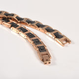 18 cm 99.999% Germanium Guérison Magnétique Thérapie Bracelet En Céramique Noire