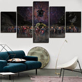 Tableau 5 Pièces Film Avengers 3 Infinity War Photos Mur Art Décor Toile Super-Héros