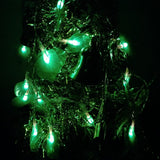 Guirlande 10M 100 LED Feuille Verte Lumineuse AC110V/220V Fête De Noël Jardin Déco