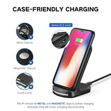 Ugreen Qi Support chargeur sans fil pour iPhone X XS 8 XR Samsung S9 S10 S8 S10E Station