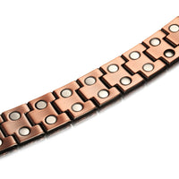 Bracelet de soulagement de la douleur magnétique en cuivre pur Vintage pour homme