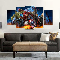 The Avengers Décoration Murale Affiches Et Gravures Photos Murales Pour Salon Mur Art