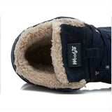 Chaussures D'hiver Pour Hommes Mode Bottes De Neige Plus La Taille Baskets D'hiver