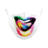 VIP FASHION Fashion Reusable Protective PM2.5 Mask Clown Print Mouth Mask Windproof Mouth-muffle bacteria proof Mask for adult