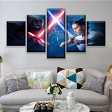 L'ascension De Skywalker Affiche Tableau Déco HD Image Modulaires 5 Pièces Star Wars