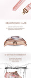 Reef Tiger Femmes Montres Bracelet Automatiques Luxe Mécanique Bulle Miroir D Art Cadran RGA7105