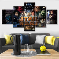 Tableau Multi-Panneaux HD Impressions Sur Toile Peinture Star Wars Wall Art Photo HD