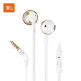 JBL T205 Écouteurs intra-auriculaires filaires 3,5 mm Jeu Musique Sport téléphone micro