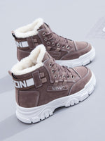 Bottes de neige femme chaussures montantes décontracté imperméable hiver chaud H-Q