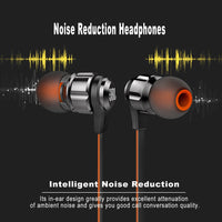 Écouteurs filaires JBL-T180A intra-auriculaires stéréo 3,5 mm jeux sport avec microphone
