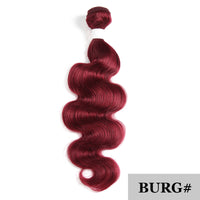 Blond Brun Rouge Couleur Bundles De Cheveux Humains 1 PC Brésilien Vague De Corps
