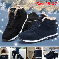 Bottes Chaussures D'hiver Pour Hommes Mode Bottes De Neige Plus La Taille Baskets