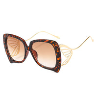 Lunettes de soleil papillon femmes fashion design récent carré de haute qualité UV400