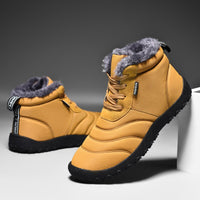 Chaussures Hommes Bottes En Cuir Hiver Chaud Cool Moto Haute Cheville Automne