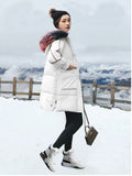 Bottines sport de neige femmes bottes d'hiver plus velours chaussures en coton épais