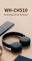 SONY WH-CH510 Casque sans fil BT 5.0 Écouteurs Sport mains libres micro Assistant vocal 35 heures de musique
