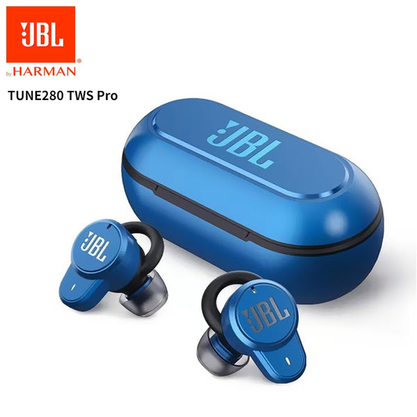 Original JBL TUNE280 TWS Pro sans fil Bluetooth écouteurs basse avec micro étui de charge