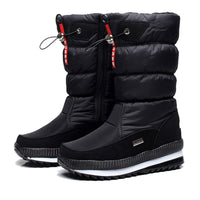 Bottes neige hiver Femmes plate-forme épais peluche imperméable antidérapantes chaussures chaude