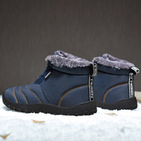 Chaussures Hommes Bottes En Cuir Hiver Chaud Cool Moto Haute Cheville Automne