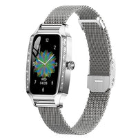 Montre-bracelet femmes intelligente luxe diamant Smartwatch fréquence cardiaque oxygène