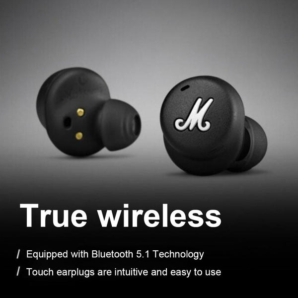 Marshall MODE II Earphones Bluetooth-Noise Cancelling Hi-Fi Music Sports Avec Micro