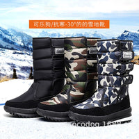 Bottes neige hiver Femmes plate-forme épais peluche imperméable antidérapantes chaussures chaude