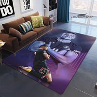 Kylian Mbappé motif tapis imprimé tapis antidérapant tapis tapis salon porte tapis cuisine