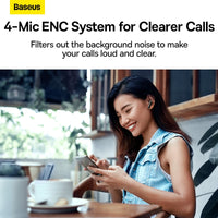 Baseus Bowie M1 ANC écouteurs sans fil Bluetooth 5.2 25dB suppression active bruit 4 micros ENC TWS