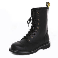 Bottes cuir randonnée Homme chasse tactique imperméable marche neige haut gamme