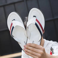 Tong hommes pantoufles mode cuir 2022 fait à la main sandales classique designer