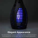 Torche Solaire Flamme Multicolores Bleu, Jaune, Vert, Violet Vacillante, Lampe LED IP65