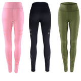 3 Couleurs Armée Vert Legging Sportif Femmes Fitness Quick Dry Pantalon Taille Haute