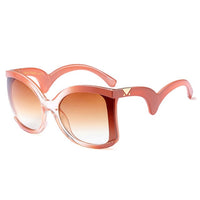 Lunettes de soleil Femmes Marque De Luxe Design Surdimensionné UV400 RS390