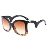 Lunettes de soleil Femmes Marque De Luxe Design Surdimensionné UV400 RS390