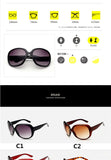 lunettes  soleil femmes miroir anti-déflagrantes grand cadre Vintage UV400