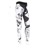 Leggings Femmes Taille Haute élastique Fitness Leggings Sexy Respirant