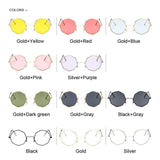 Lunettes De Soleil Femmes Classique Polygon Gradient Nuances Marque Designer UV400