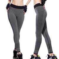 Patchwork Leggings Femmes Taille Haute Pantalon De fitness D'entraînement Respirant