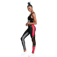 Leggings Femmes Taille Haute Slim ROSE Slim Fitness Sporting