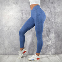 Femmes Fitness Push Up Leggings Taille Haute Élastique Pour Séance sport intense
