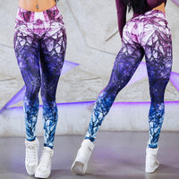 Pantalon de Yoga Sexy Taille Haute Femmes Leggings Sport Leggings Imprimés Sport Fit