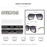 Belmon Fashion Mode Lunettes De Soleil Unisexe Nuances Oculos de sol UV400 RS686