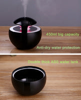 Humidificateur d'air ultrasonique  450ML électrique  diffuseur d'arome soluble dans l'eau