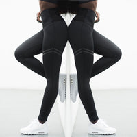 Leggings Femmes Été Mode Haute Taille Élasticité Respirant Pantalon D'entraînement