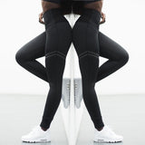 Leggings Femmes Été Mode Haute Taille Élasticité Respirant Pantalon D'entraînement