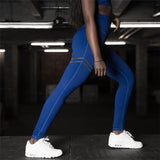 Leggings Femmes Été Mode Haute Taille Élasticité Respirant Pantalon D'entraînement