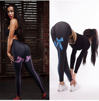 Leggings Femmes Taille Haute Imprimer Tricoté Push Up Vêtements De Sport Workout