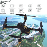 Hubsan X4 H501S X4 sans brosse FPV RC drone quadricoptère avec caméra HD 1080p GPS