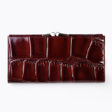 Très jolie portefeuille de Luxe femme 2018 en cuir véritable long portefeuille bourse
